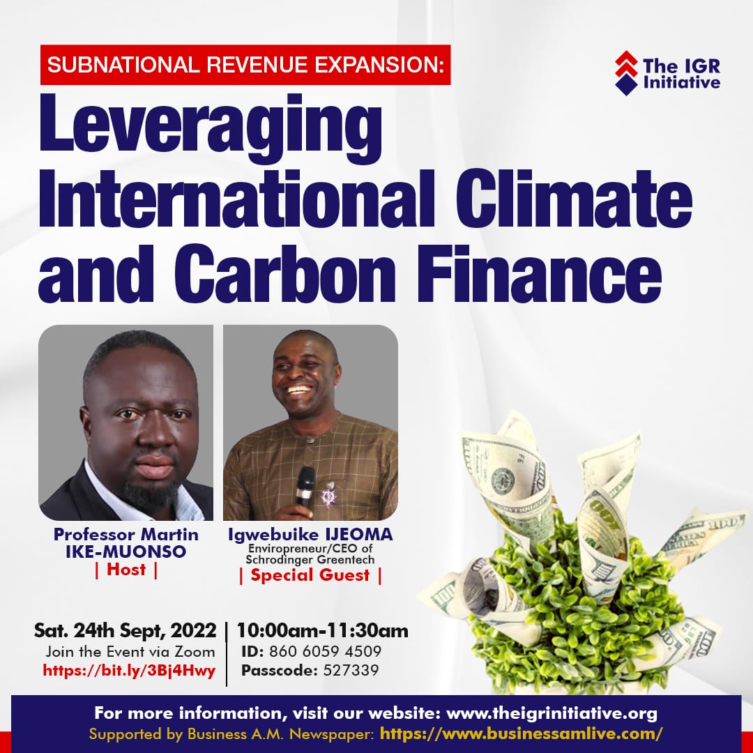 Read more about the article Subnational Revenue Expansion: Leveraging International Climate and Carbon Finance
