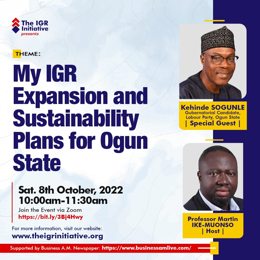 Read more about the article My IGR Expansion and Sustainability Plans for Ogun State