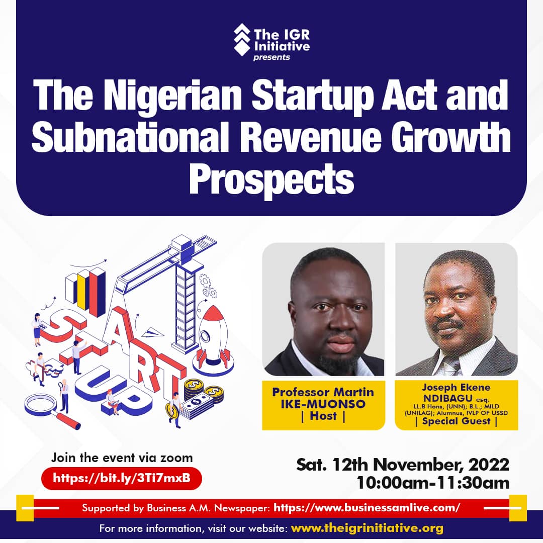 Read more about the article The Nigeria Startup Act and Subnational Revenue Growth Prospects
